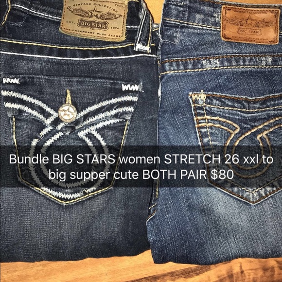 Women’s Big Star 26x xxl - Picture 2 of 2